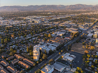 This image displays photo of the City of Van Nuys